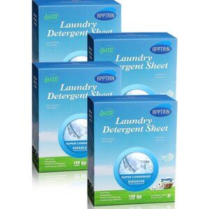 240 Laundry Detergent Sheets Eco-Friendly Powerful Laundry Sheet up to 480 Loads